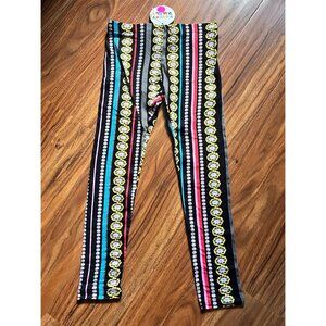 NWT Dot Dot Smile Leggings Flower Chain Pattern 3/4, 5/6